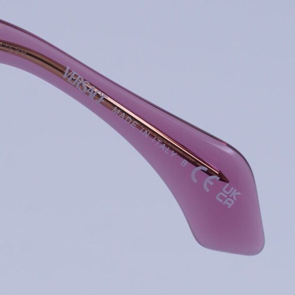 Versace VE4492U 551646 Sunglasses Pink Square Frame, Pink Grey Lenses main image 10